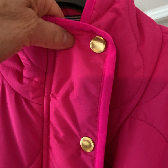 Like new !!!! J crew pink puffer - Picture 6 of 8